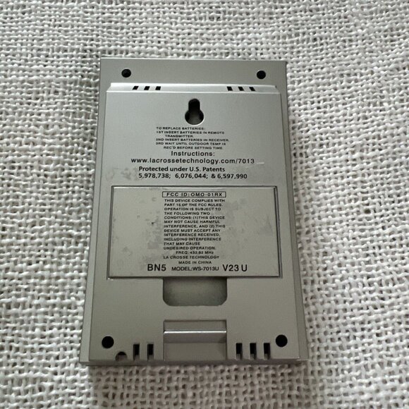 The Weather Channel WS-7013U Lacrosse Technology Wireless Temperature Unit Only - Picture 6 of 8